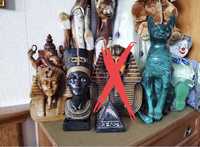 Египетская статуэтка, Бастет, фараон, Нефертити, сфинкс