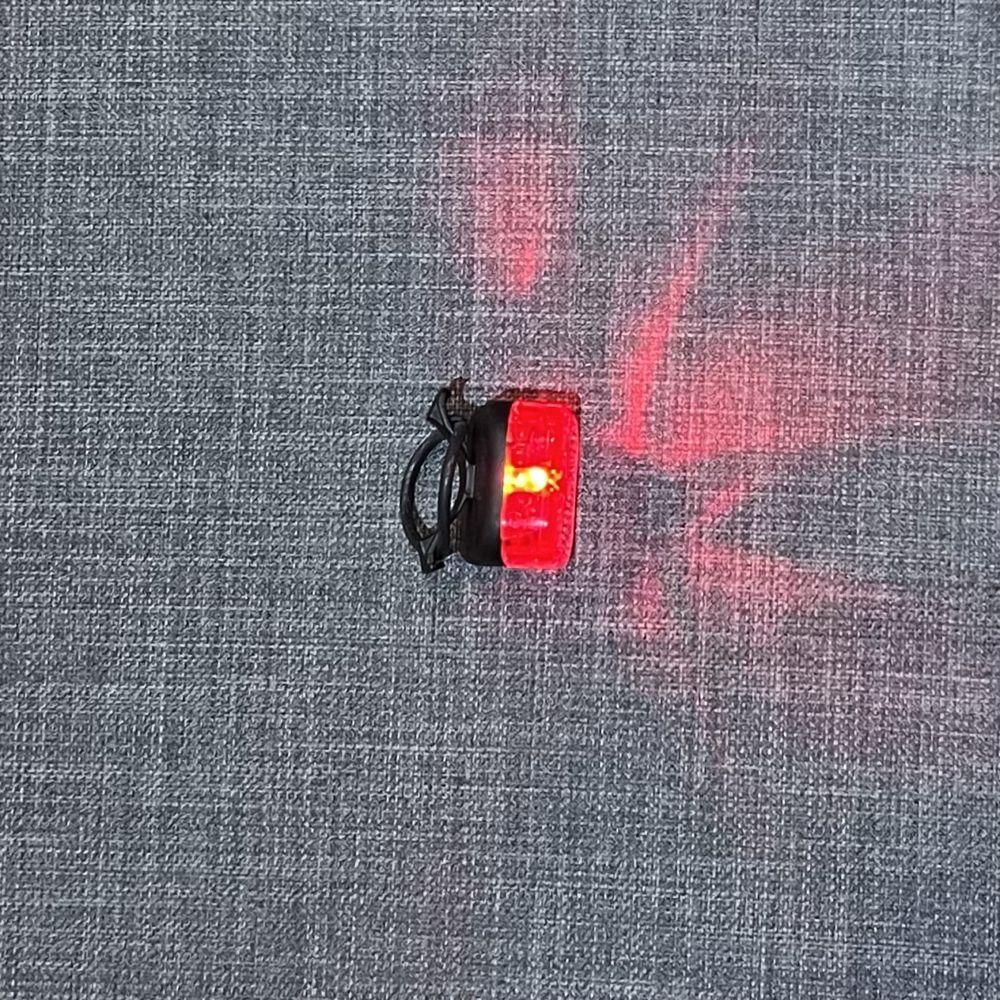 Luz LED traseira para bicicleta com reflector
