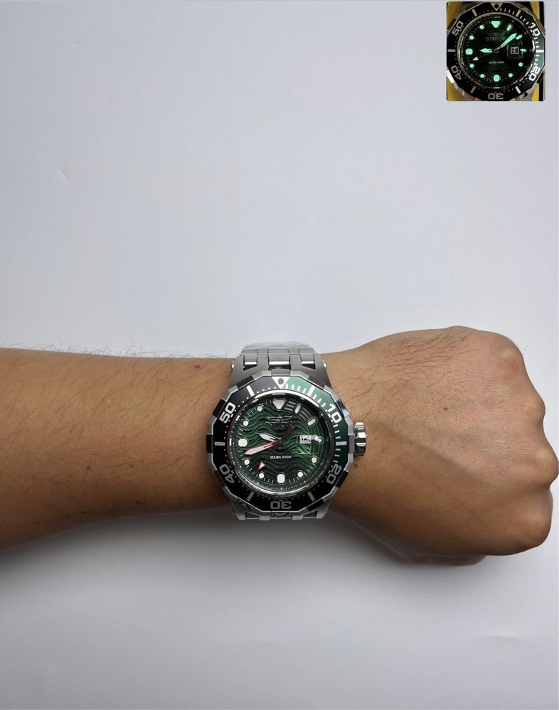 Invicta 47842, чоловічий дайверський годинник, інвікта про дайвер