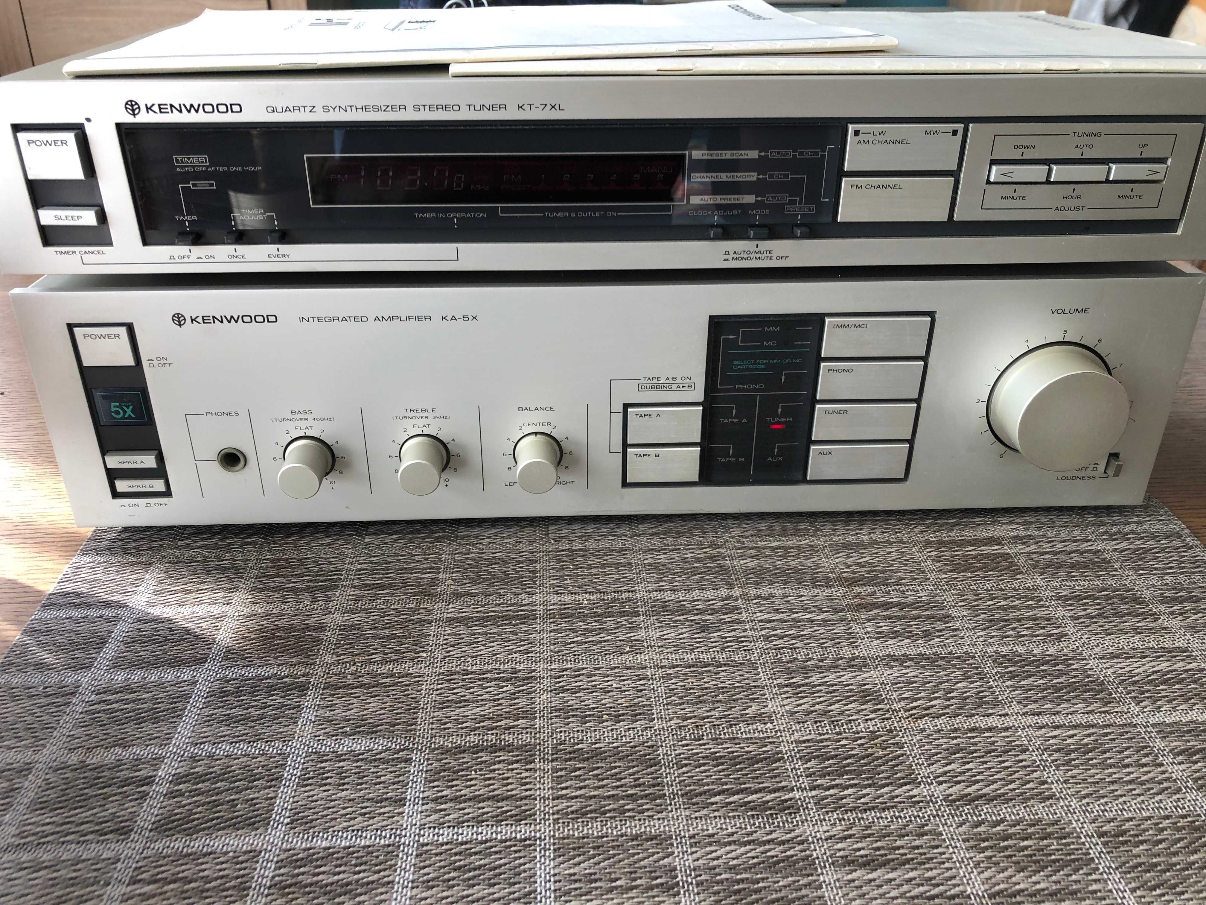 Wzmacniacz Kenwodd KA-5X + Tuner  KT-7XL