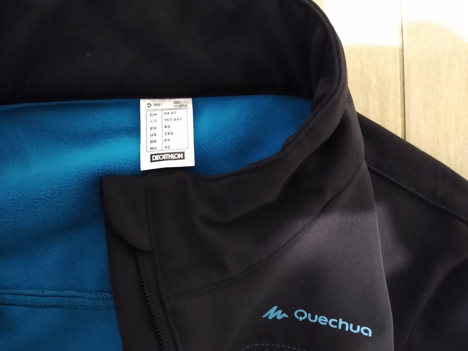 Quechua kurtka wodoodporna soft Shell Decatlon turystyczna