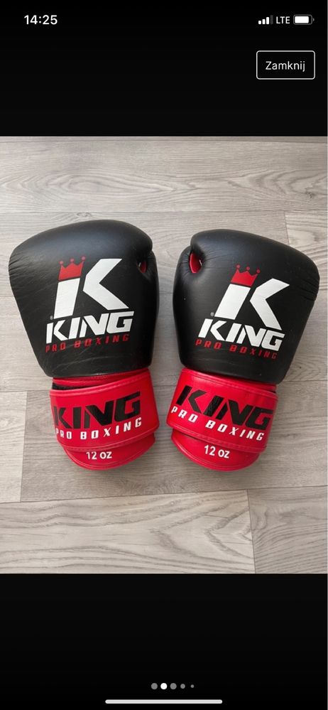 Rękawice bokserskie King pro boxing oz12