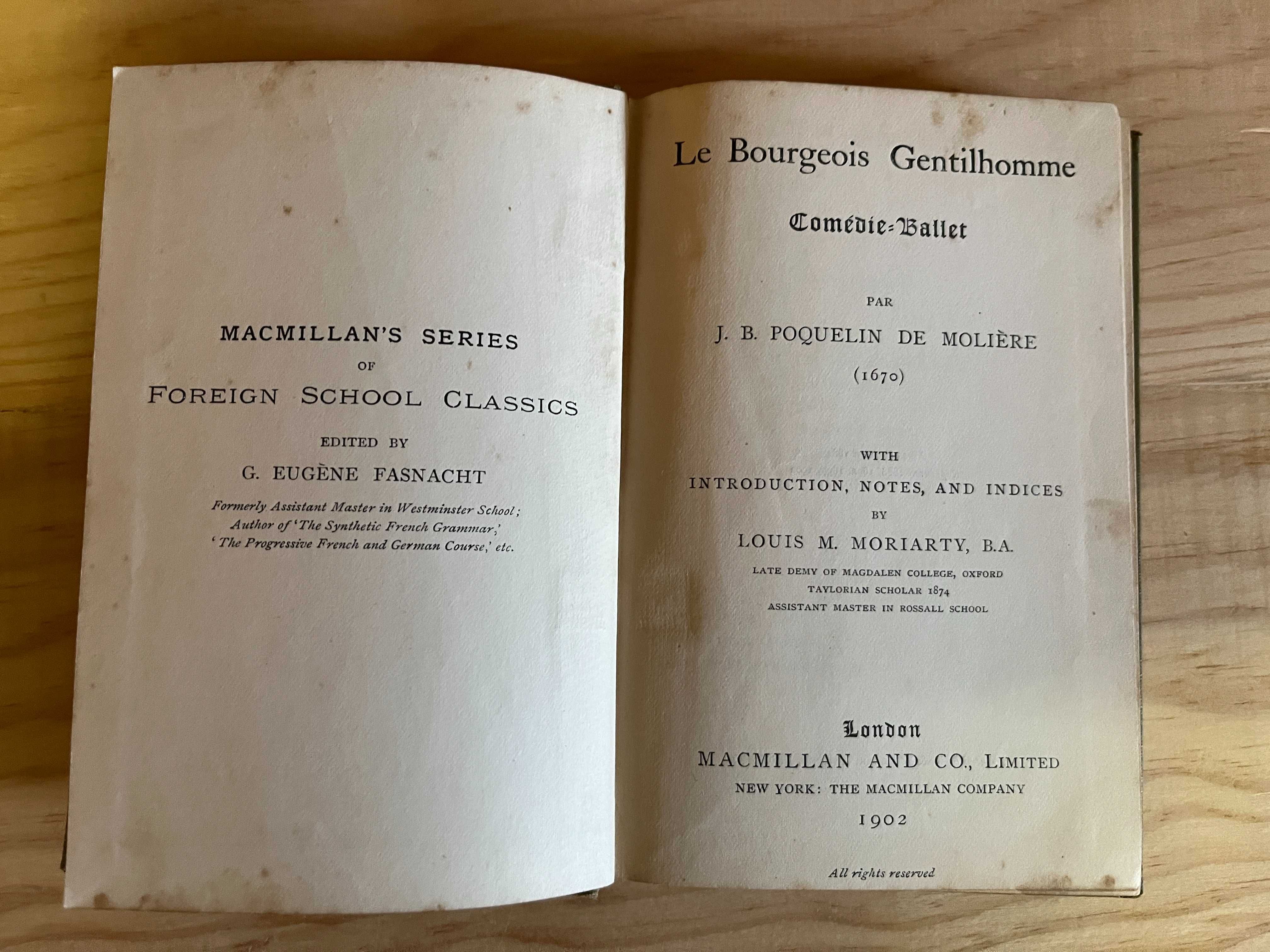 Molière – Le Bourgeois Gentilhome (1902)