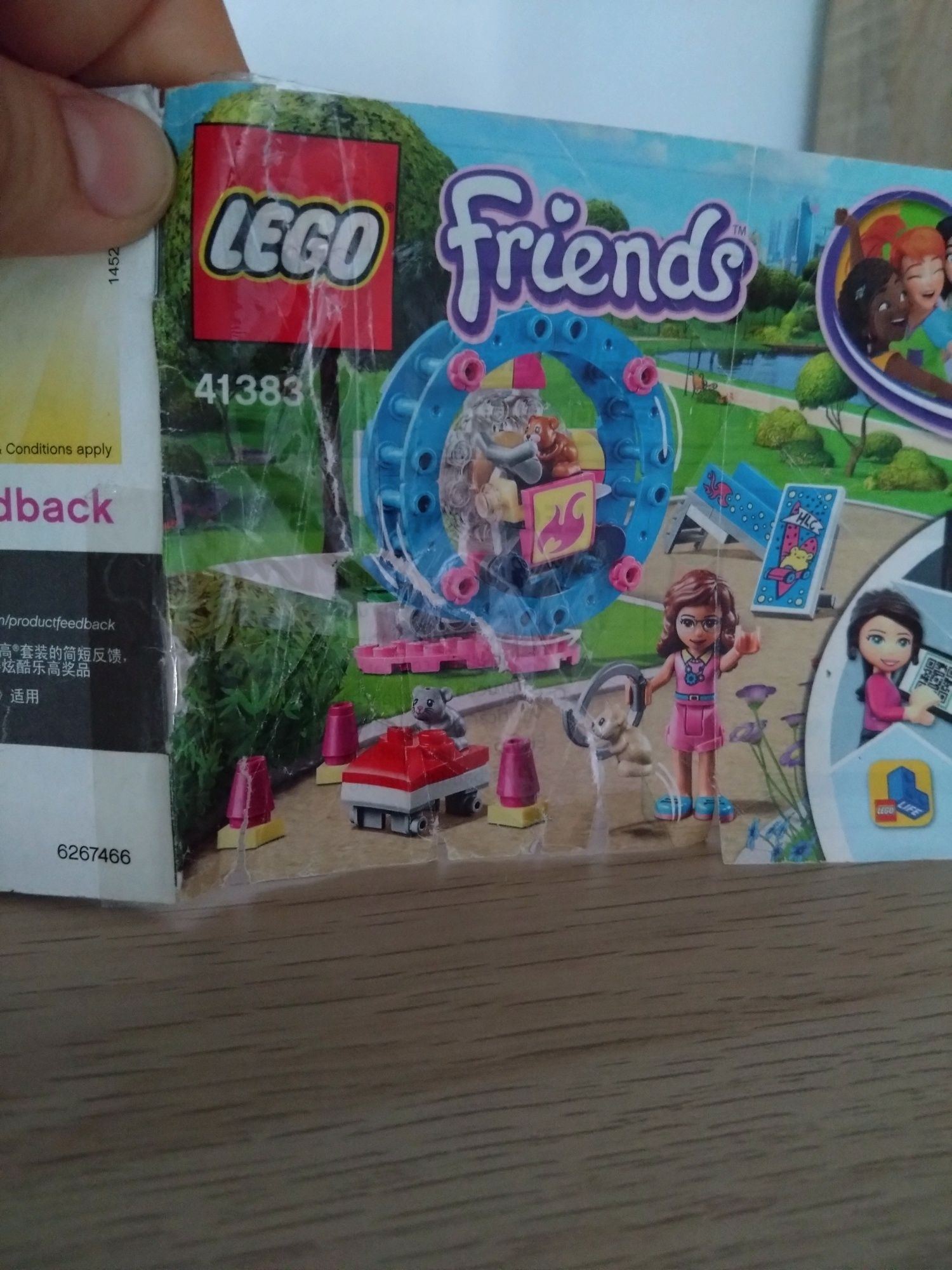 LEGO Friends 41383, plac zabaw dla chomików Olivii