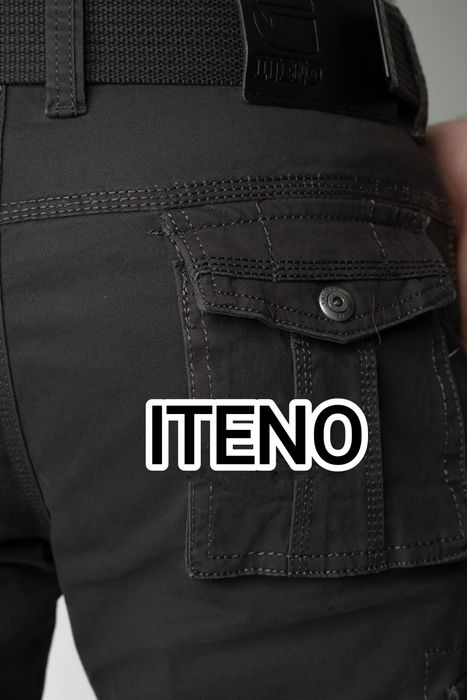 Штани чоловічі тактичні карго ITENO олива чорні сині темно-сірі,корич