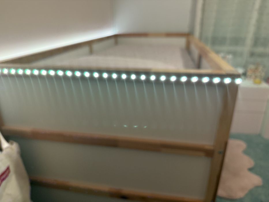 Cama IKEA KURA + Colchão (excelente estado, igual a nova)