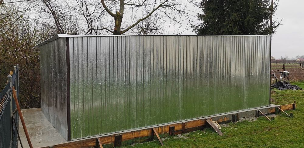 garaż blaszany 4x6 blaszaki garaż blaszany