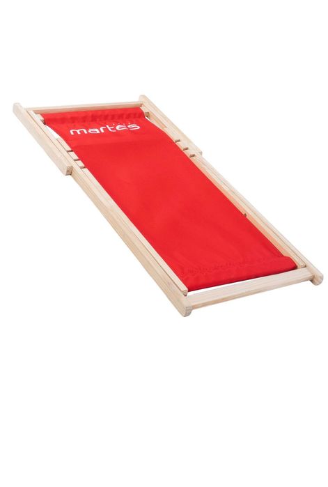 Leżak składany czerwony