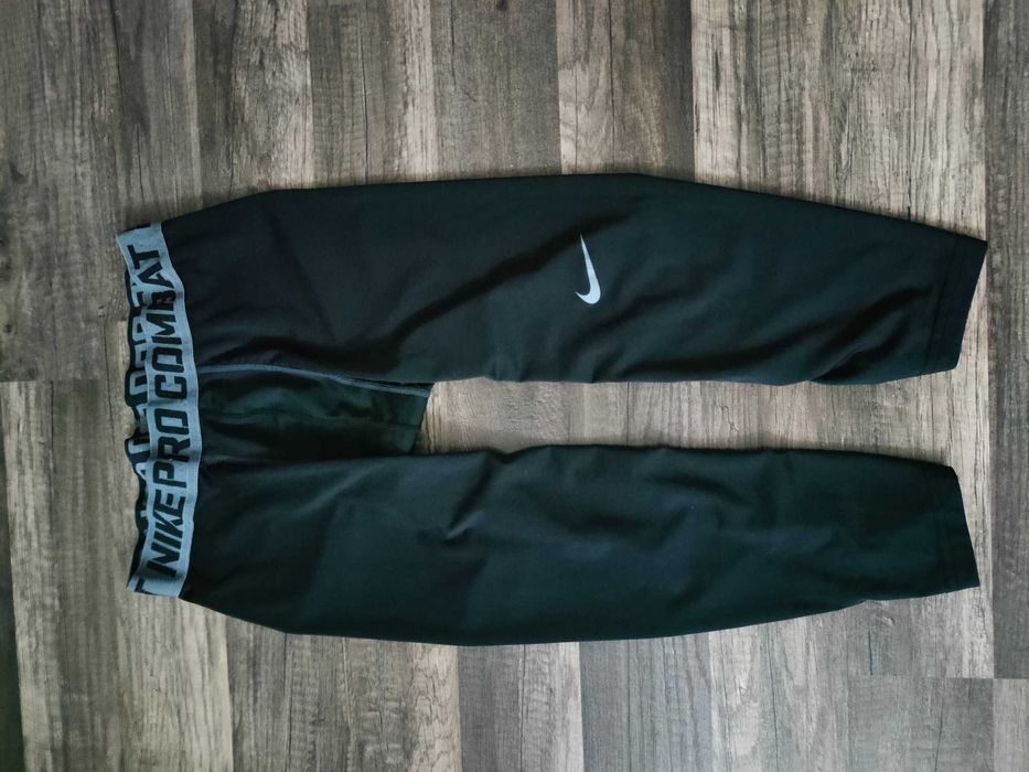 świetne legginsy NIKE PRO COMBAT 3/4