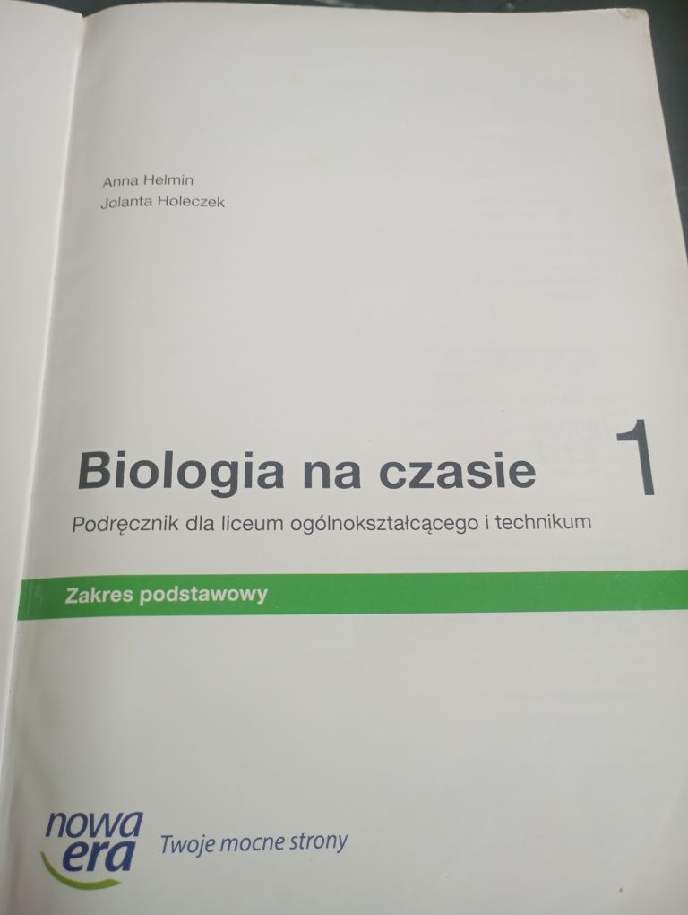 Biologia na czasie 1 zakres podstawowy