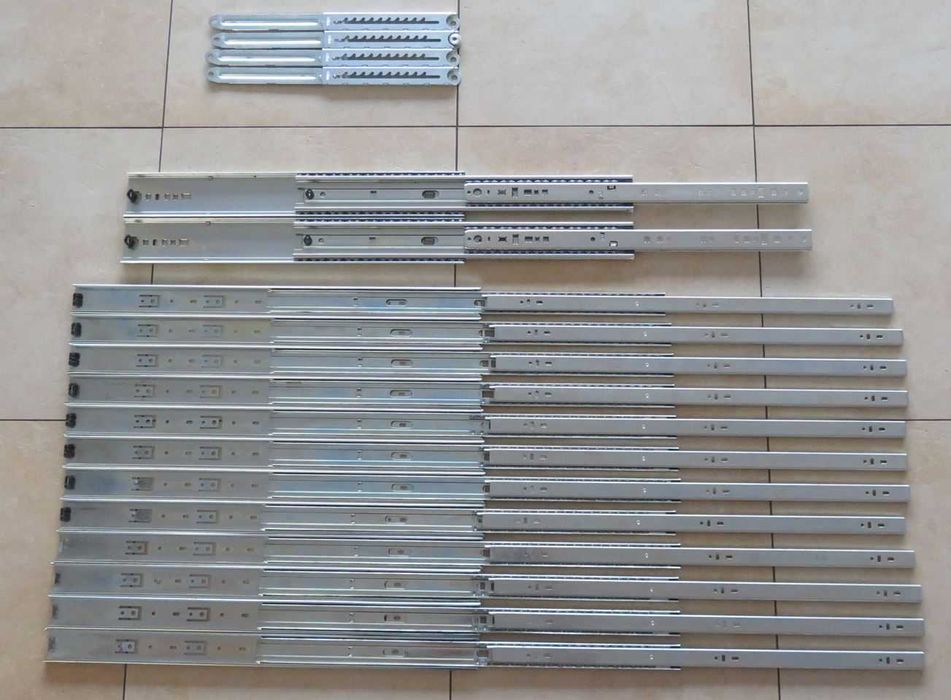 Prowadnice teleskopowe