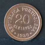 Cabo Verde 20 centavos 1930 - olx X10209