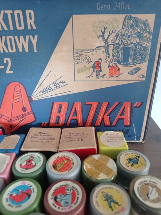 Bajka na rzutnik przeźrocze film komiks