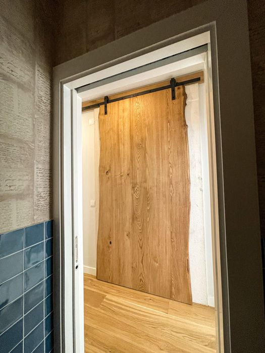 Porta de celeiro rustica