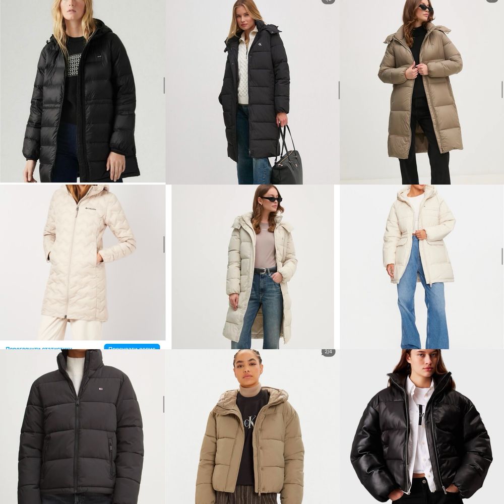 Куртка пуховик пальто tommy hilfiger calvin klein levis хс с м л хл