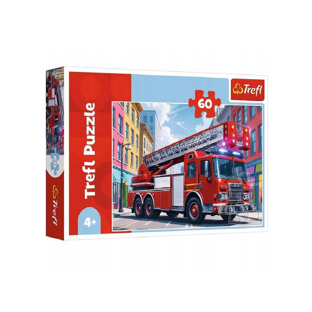 Puzzle 60 el. Wóz Strażacki 17405 Trefl