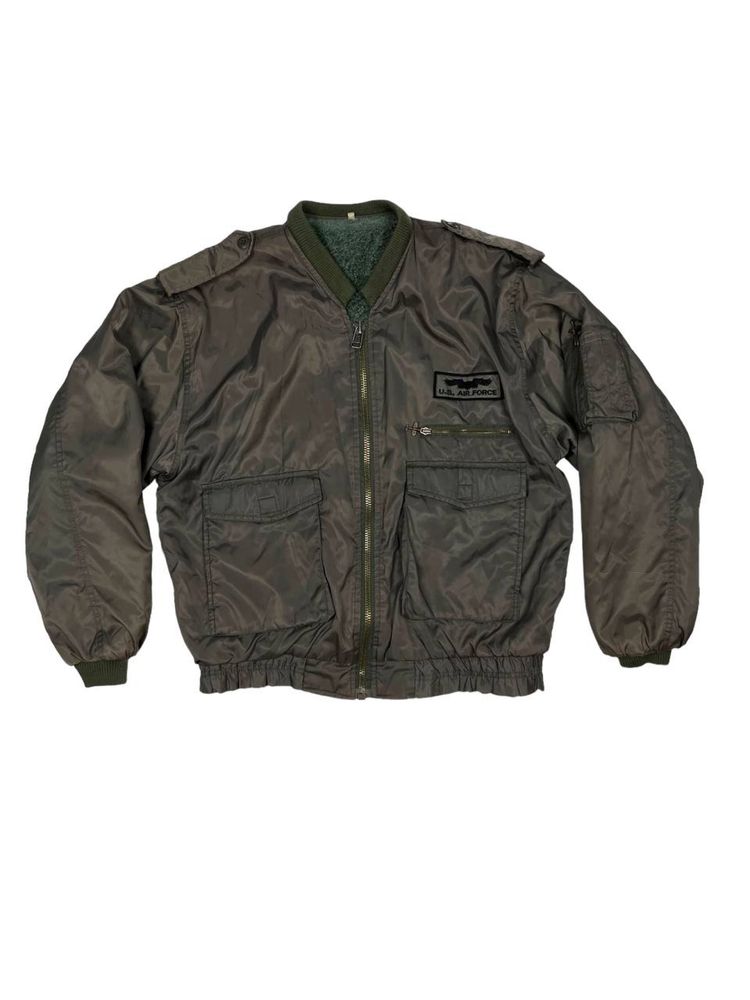 US Air Force оверсайз бомбер винтаж куртка утепленная Л размер