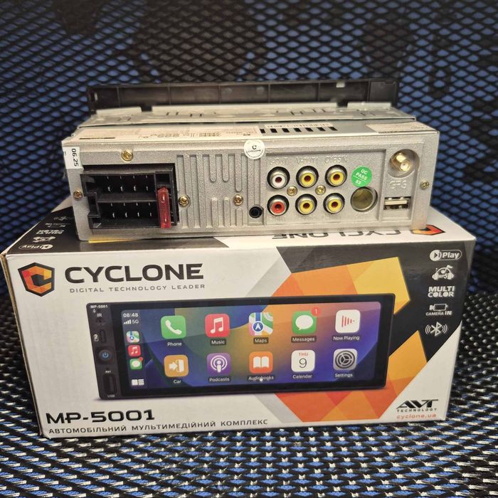 Автомагнітола 1DIN Cyclone MP-5001
