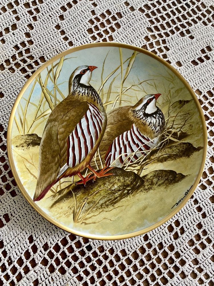 Kolekcjonerski talerz angielska porcelana