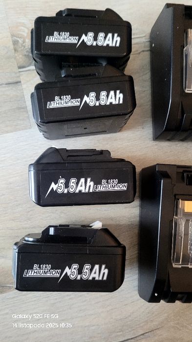 AKUMULATOR + Szybka ładowarka DC18RC Makity BL1815 BL1830