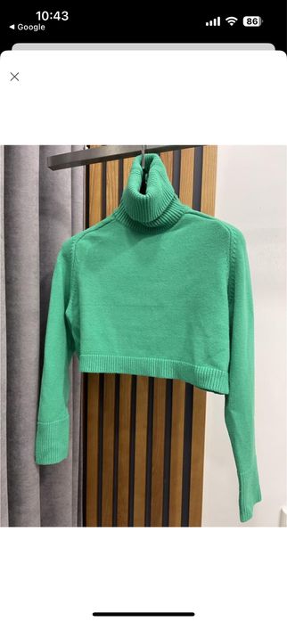 Светер Zara зеленого колтору