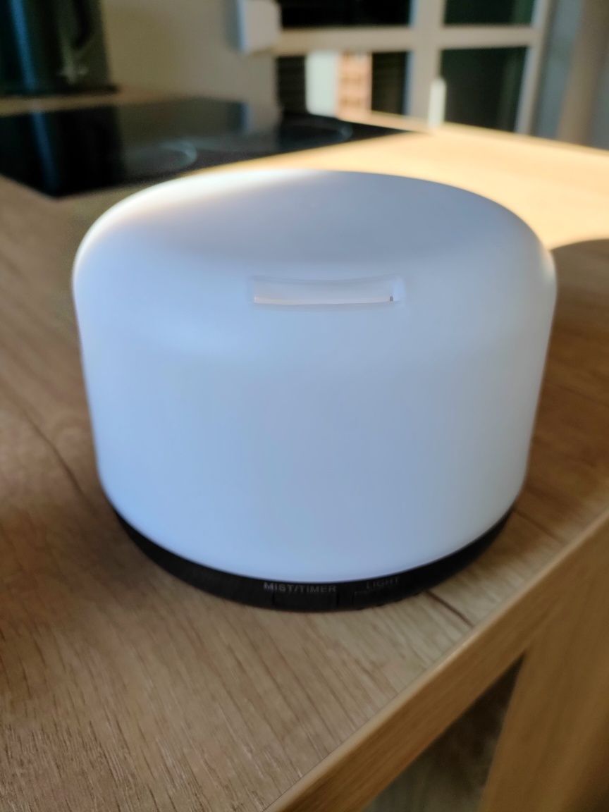 Nawilżacz Powietrza Dyfuzor Zapachowy RGB Lampka Nocna Pilot Aroma