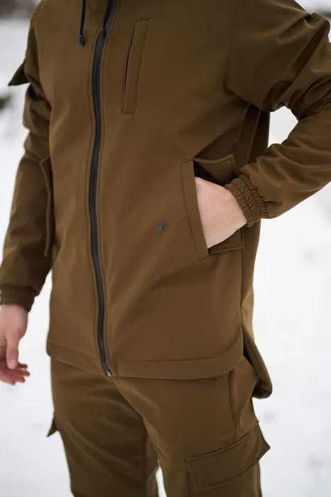Куртка softshell мужская водоотталкивающая весенняя осенняя ветровка