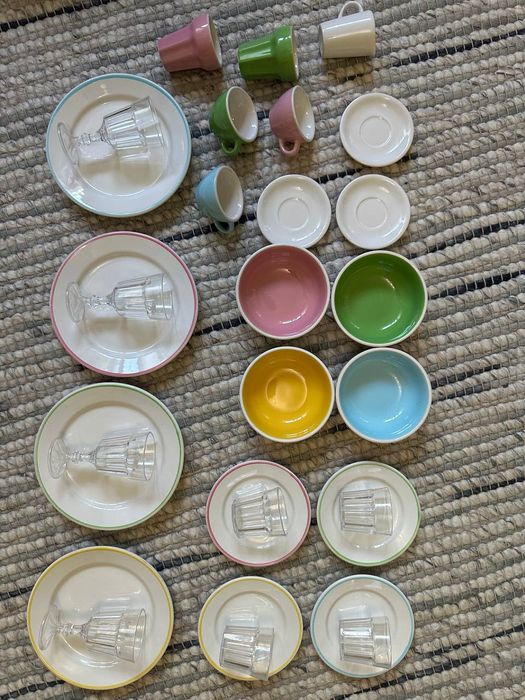 Набір фаянсового іграшкового посуду ikea