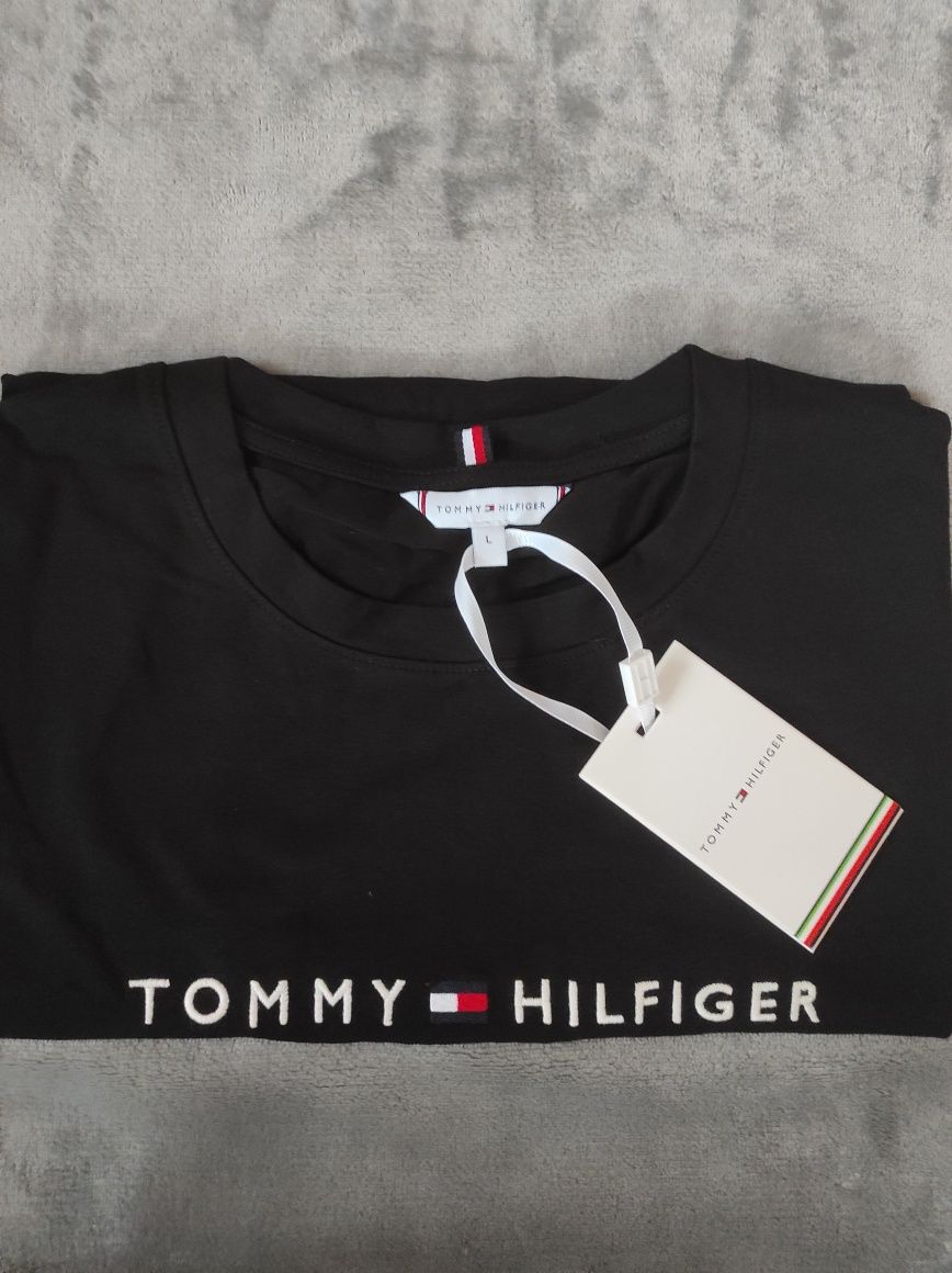 Koszulka T-shirt damski czarny Tommy Hilfiger nowy