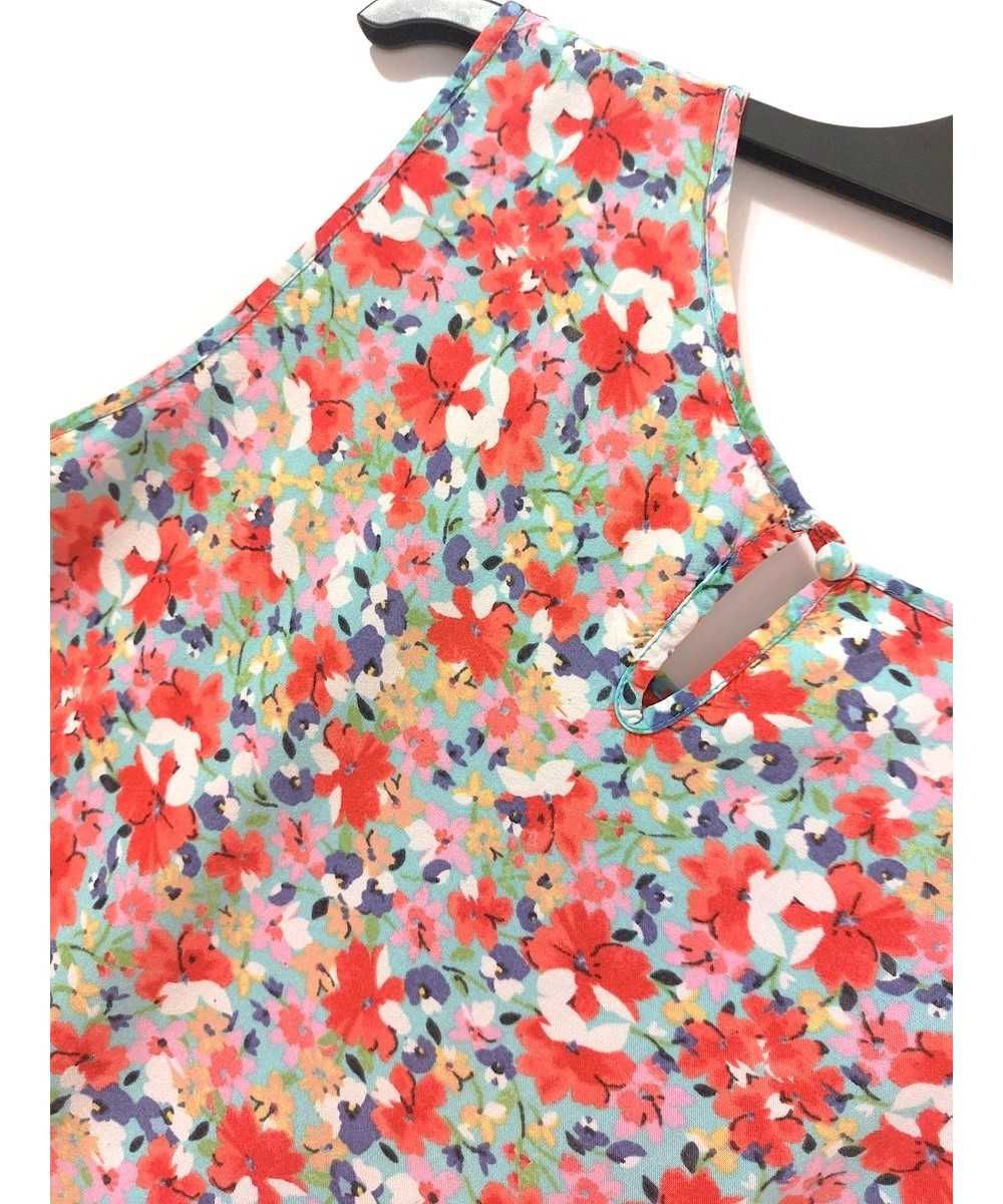 Bluzka S 36 kwiaty czerwone fioletowe Marks & Spencer
