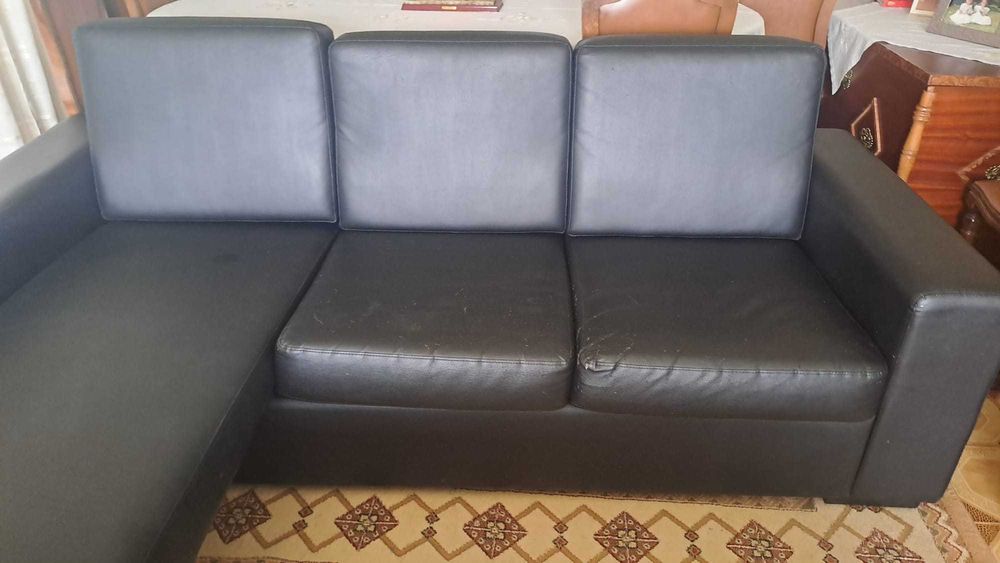 Sofá 3 lugares com chaise longue