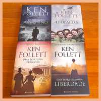 KEN FOLLET - Pack 4 livros por 4,5€ (Perfeito Estado)