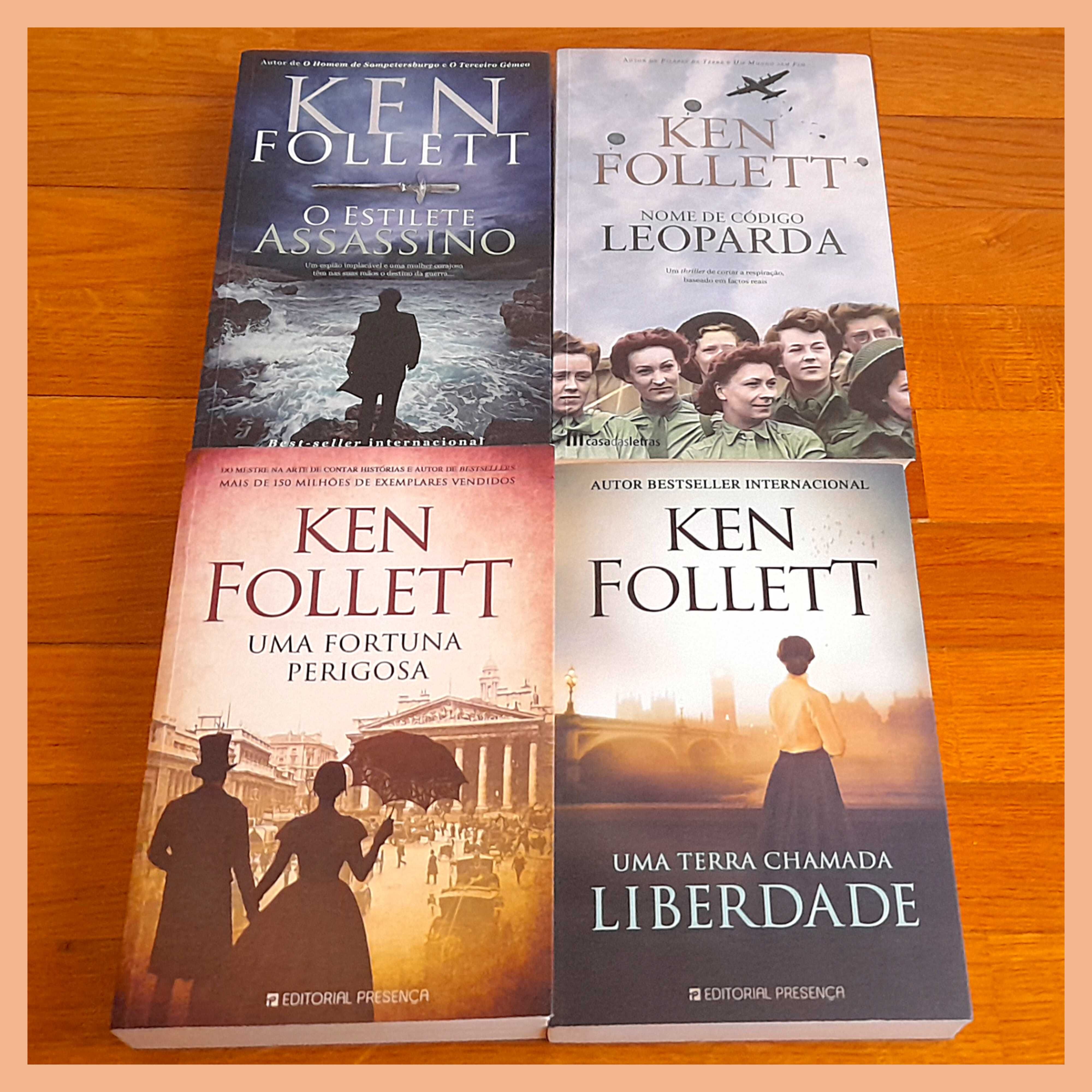 KEN FOLLET - Pack 4 livros por 4,5€ (Perfeito Estado)