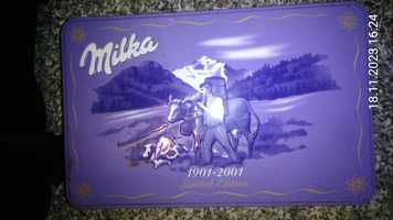 Puszka Milka Limited edition 1901 do 2001 cynowa