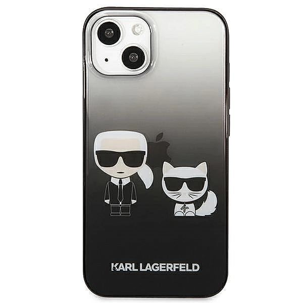Etui Karl Lagerfeld Gradient Ikonik Karl&Choupette na iPhone 13 mini -