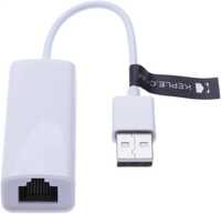 Keple Adapter Ethernet USB 2.0 sieciowy LAN do RJ45 kompatybilny z Win