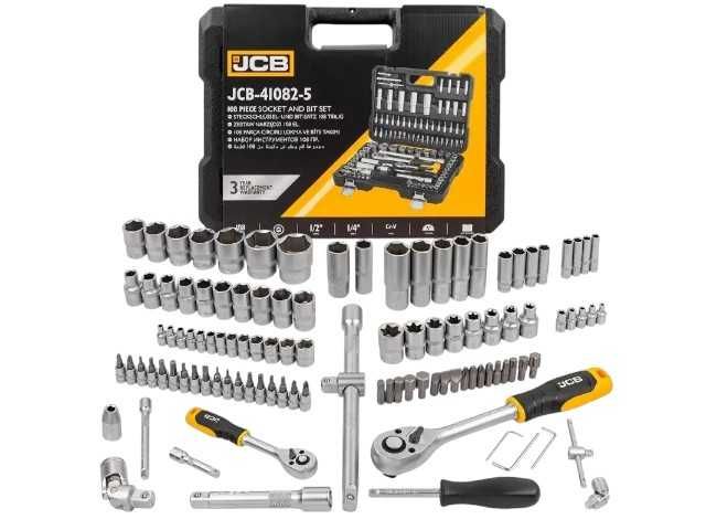 Набор ключей инструментов JCB Grom 108 шт. набір інструментів головок