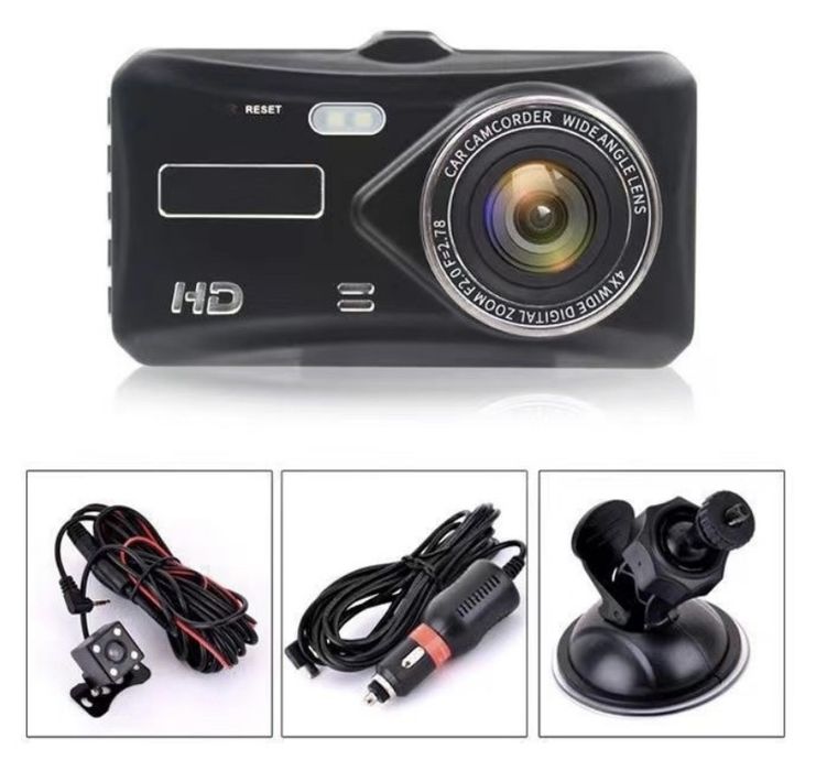 Автомобільний відеореєстратор з Touch екраном та камерою заднього виду