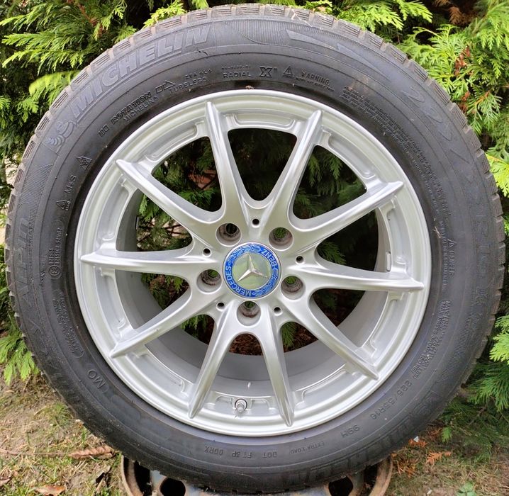 Felgi oryginał Mercedes E klasa W212 7,5Jx16 ET45 Opony Zima 225/55R16