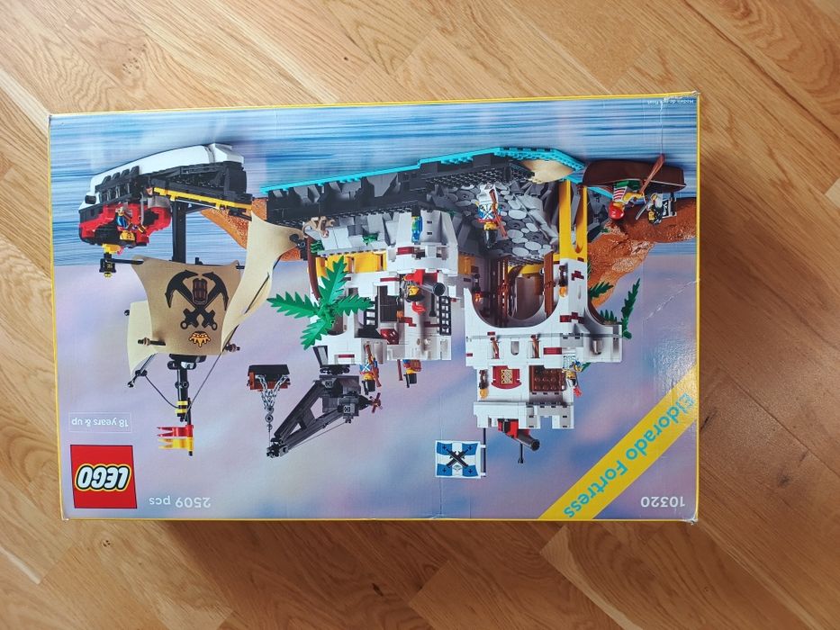 LEGO 10320 Twierdza Eldorado 8 minifigurek, szkielet, 3 zwierzątka