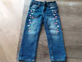 Spodnie jeansy dla dziewczynki, 92