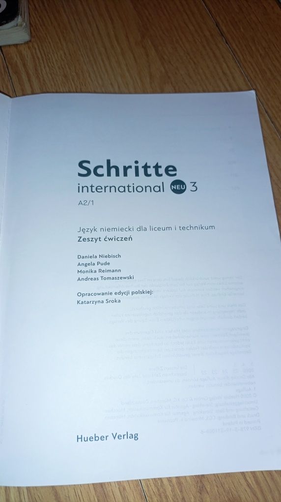Schritte international NEU 3 zeszyt ćwiczeń do języka niemieckiego