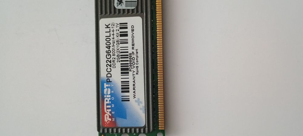 Ram DDR2 4gb 1gb. 4kosci