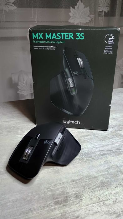 Миша Logitech MX Master 3S Black (чорна, ресивер + блютуз)