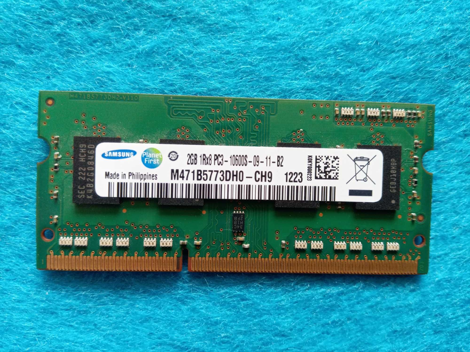 оперативная память SoDIMM DDR3 2Gb Samsung Hynix Elpida Wilk Elektroni