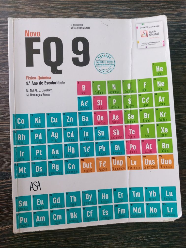 Manual de Inglês e Físico Química 9ano