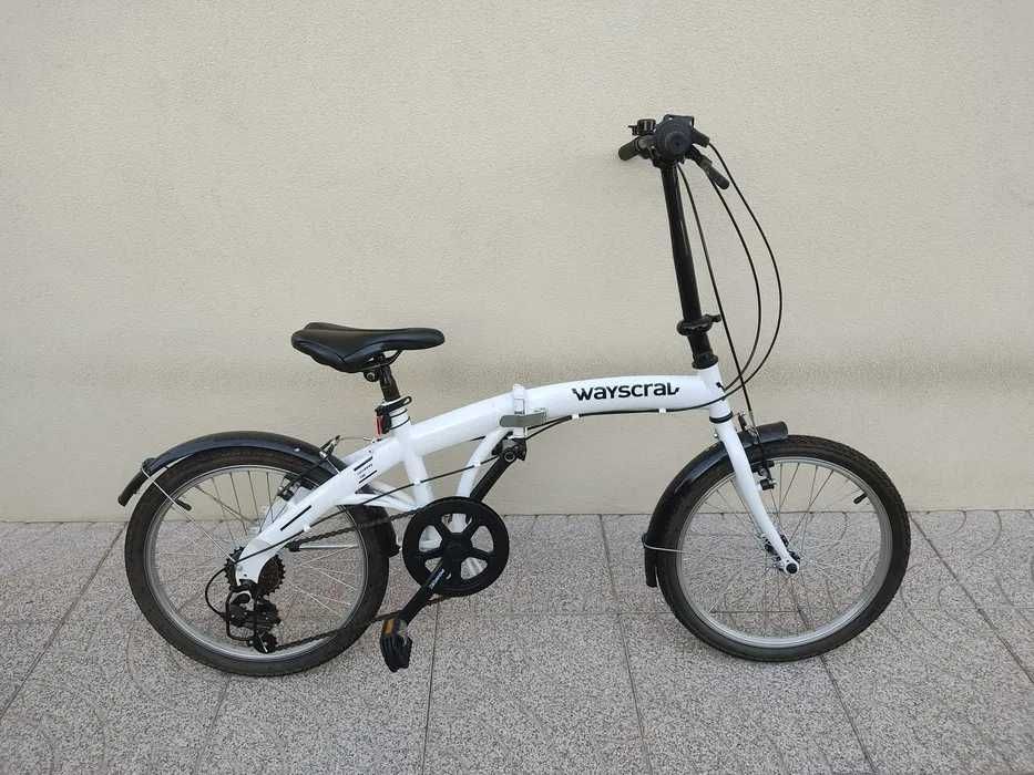 Bicicleta WAYSCRAL Takeaway 100 Branca