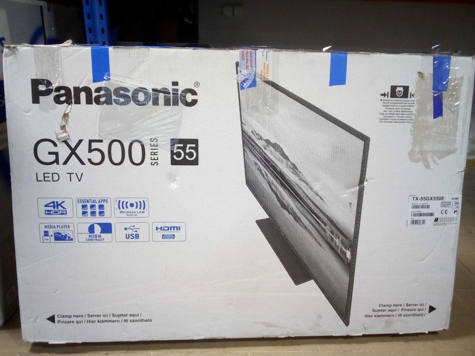 PANASONIC TX-55GX550E Smart TV, HEVC, 4K 100Hz, Wi-Fi, nowy/gwarancja