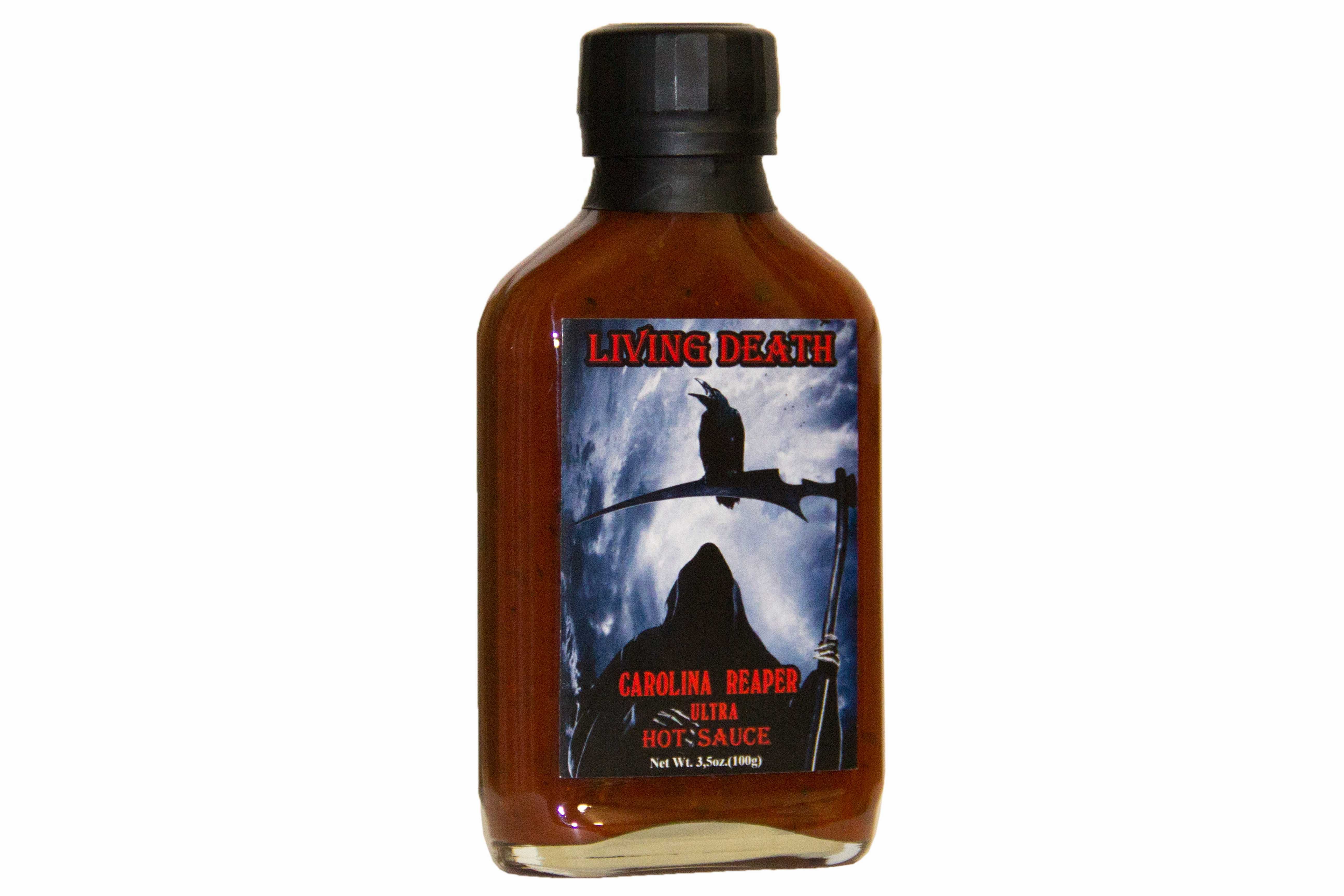 Острый соус 1300000 Scoville Units. "Living Death" Carolina Reaper