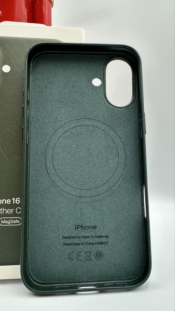 Skórzane Magsafe Etui do Iphone’a 16 Plus Green